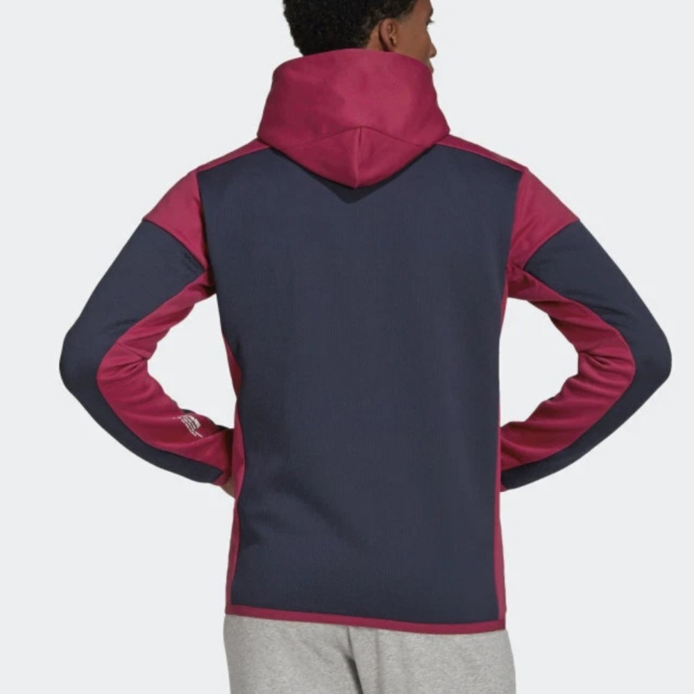 adidas Mens Z.N.E AEROREADY Athletics Full Zip Sweatshirt Jacket with Hood NWOT - Picture 2 of 8